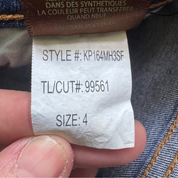 Kut from the Kloth Dark Blue MIA Toothpick Skinny Jeans - Size 4 - Picture 13 of 16